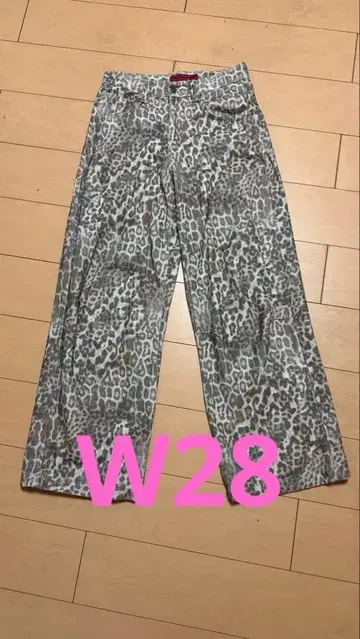 Jaded London 레오파드 데님 W28