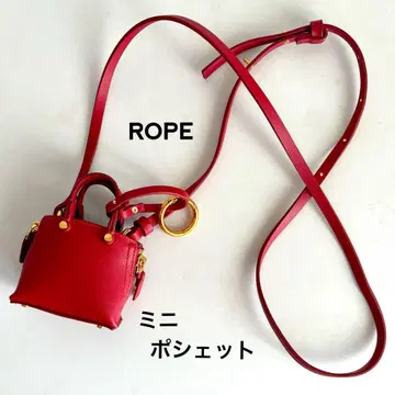 [ 미사용 새상품 ] ROPE 미니 미니백 빨간색