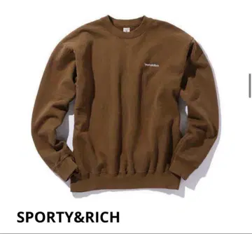 Sporty&Rich 브라운 트레이닝복 팬츠 셋업 상하의 별도 구매 가능