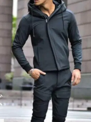 차콜 스키니 팬츠 M 사이즈 포켓 부착