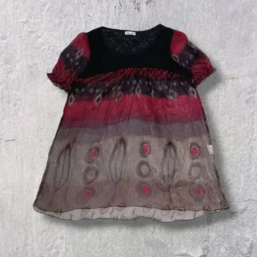 00s Just wave 시어 탑 y2k 아카이브 페어리 그런지