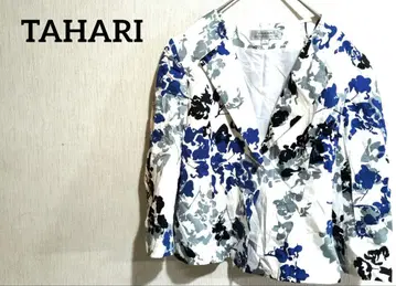 TAHARI 플라워 패턴 긴팔 셔츠 12