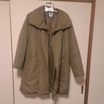 아놀드 파머 카키 후드 부착 다운 자켓