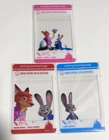 주토피아 SNS풍 아크릴 카드 컬렉션