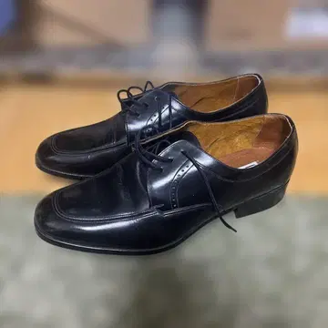 archive EXCEL 90s black leather shoes