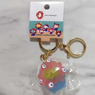 폼폼푸딩 산리오 미야쿠미야쿠 클리어 컬러 마스코트 키링