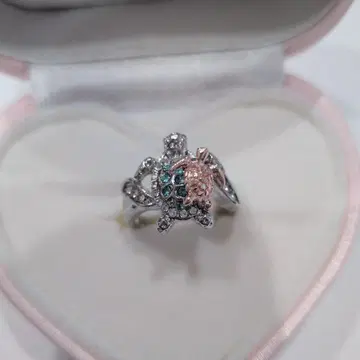 [] 거북이 반지 925 각인