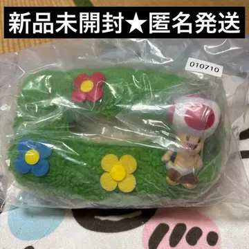 [ 미개봉 새상품 ] 슈퍼 마리오 1번 복권 B상 키노피오 티슈 케이스