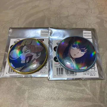 귀멸의 칼날 트레이딩 홀로그램 캔뱃지 하시비라 이노스케 아가츠마 젠이츠