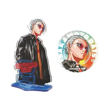 SAKAMOTO DAYS 점프 GIGA 아크릴 스탠드 캔뱃지 사카모토