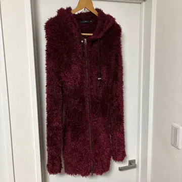 CIVARIZE 버건디 플리스 후드티 46