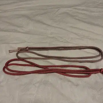 미사용 새상품 연보라색과 연복숭아색 허리띠 2개 세트