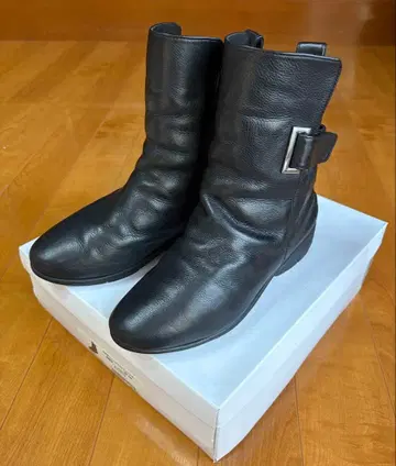 fitfit 가죽 부츠 지퍼 버클 포함