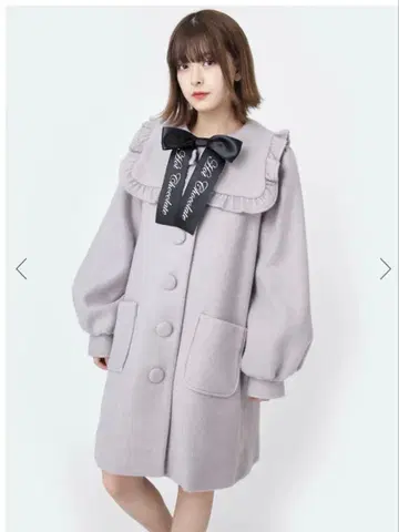 Ank Rouge 세일러 코트 리본 없음