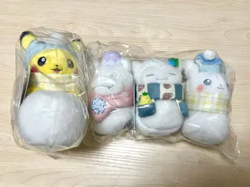 포켓몬 눈사람 봉제 인형 피카츄 야돈 카비곤 눈놀이