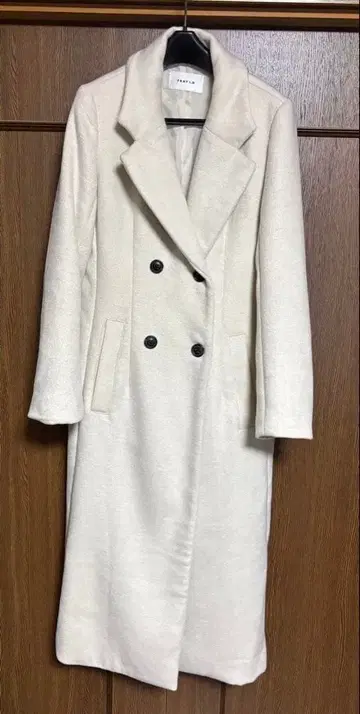 FRAY I.D 더블 브레스트 롱 코트