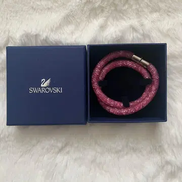 [ 새상품급 ] 스와로브스키 Stardust 핑크 팔찌 목걸이