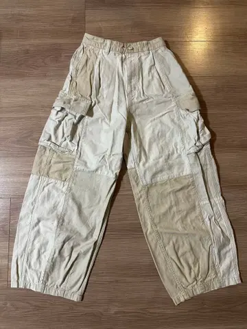 니코앤드 Niko and 절개 카고 팬츠 화이트 아이보리