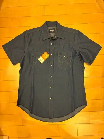 Wrangler 카우보이 컷 데님 셔츠 L 사이즈
