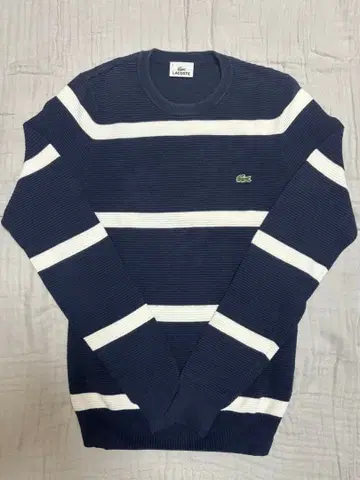 LACOSTE 스트라이프 니트 스웨터 사이즈 2