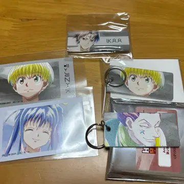 HUNTER x HUNTER 아니아트 키링 배지 카드 묶음 판매