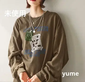 미사용! niko and - 모듬 그래픽 롱 T셔츠