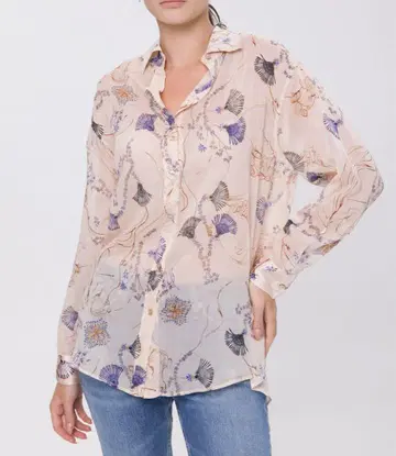 FORTE_FORTE 플로럴 셔츠 & 블라우스