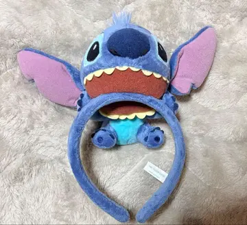 스티치 봉제 인형 포함 머리띠 리로 & 스티치 도쿄 디즈니 한정판