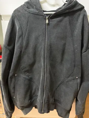 supplier 다크 그레이 풀 집업 후드티