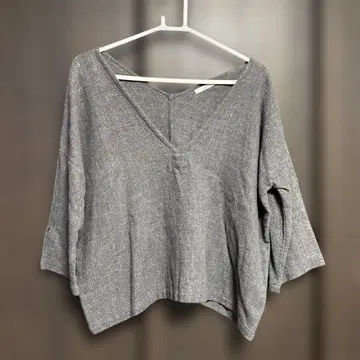 포그린워크 울린넨 풀오버 다크 그레이