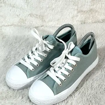 [ 식스티에이트 ] 로우컷 스니커즈 캔버스 더스티 그린 계열