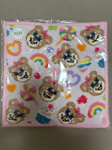 [ 새상품 ] FEILER 러브리 페이러 해피 팝 니나 테디 손수건