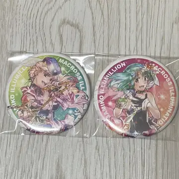 마크로스 F 프론티어 사가미코 캔뱃지 세트 란카 셰릴 사가미코