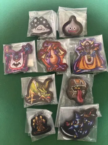 드래곤 퀘스트 캐릭터 마그네트 9개 세트 - 떠돌이 메탈 등