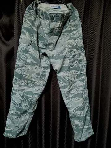 밀리터리 팬츠 디지털 카모플라주 패턴 공군