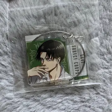 진격의 거인 리바이 아크릴 키링