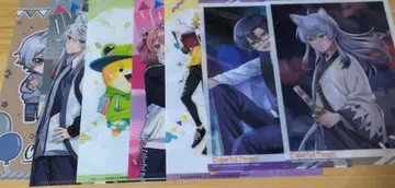 컬러풀 피치 클리어 파일 세트 (클리어 포스터)