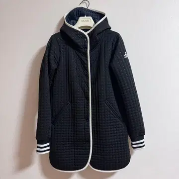 adidas 퀼팅 자켓 블랙