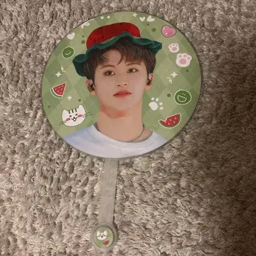 nct 마크 수박 부채