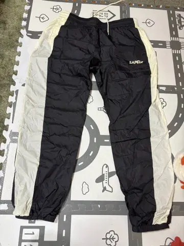 SAPEUR 사풀 트랙 팬츠 블랙/화이트 XXL