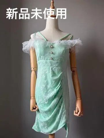[ 미사용 새상품 ] 민트 그린 드레스 L