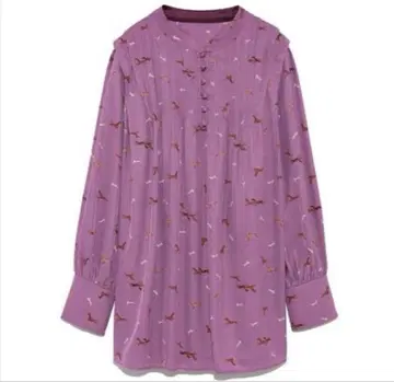 Lily Brown 말 패턴 튜닉 상의 (퍼플) 2026년