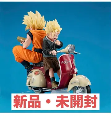 데스크탑 리얼 마코이 EX 드래곤볼 Z 손오공 & 손오반 & 바이크
