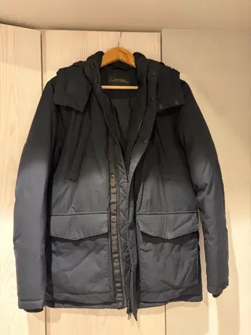 NANO UNIVERSE 블랙 다운 자켓 M 사이즈 남성용