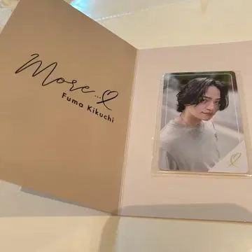 키쿠치 후마 more 골드 회원 한정판 트레이딩 카드 타임리스