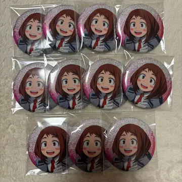 우라라카 오챠코 히로아카 글리터 배지 11개