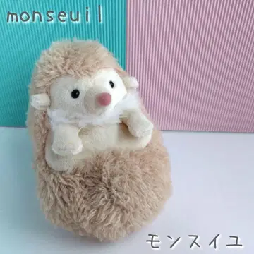 monseuil 가시쥐 봉제 인형 랜디 베이지 모유