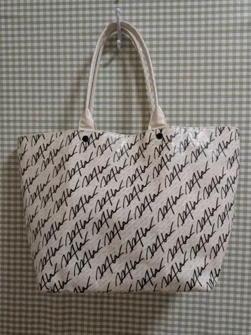 wtw 더블티 비닐 코팅 토트백