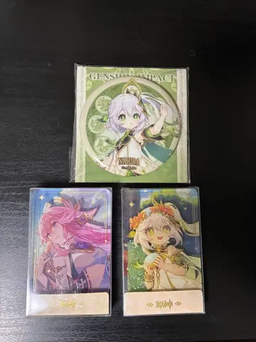 원신 나히다 아에 미코 굿즈 세트