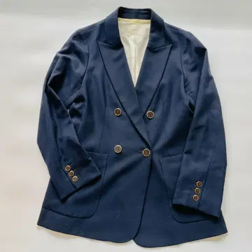 IENA 이에나 더블 브레스트 자켓 네이비 38 사이즈